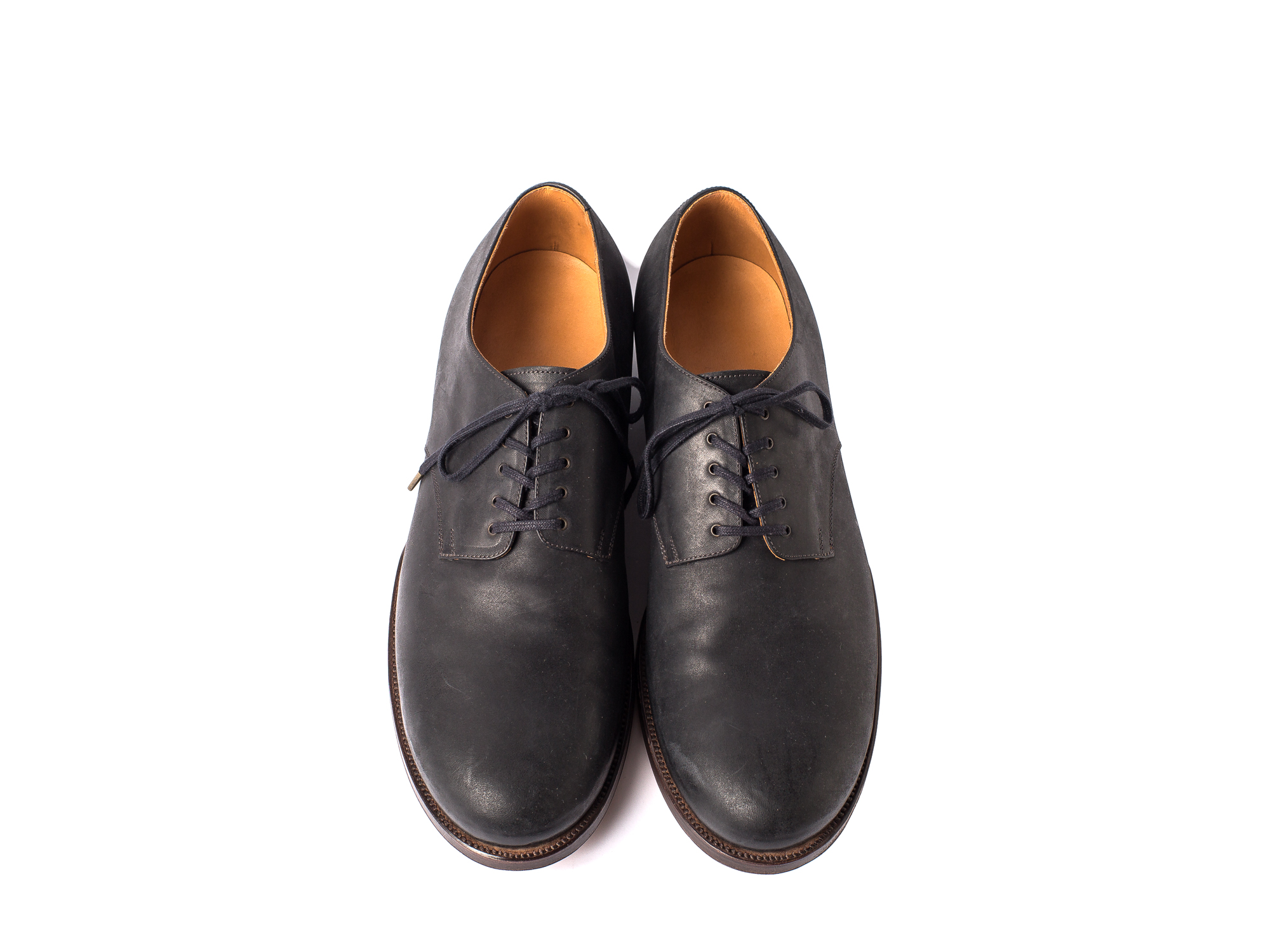 Blucher plain toe - forme leather  shoes